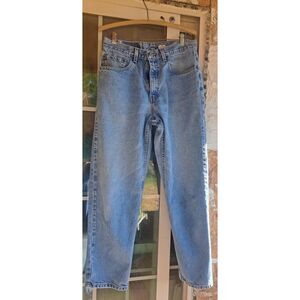 Vintage Levi’s 550 Relaxed Straight Leg Jeans Men’s 32x30 Light Wash Made in Mex